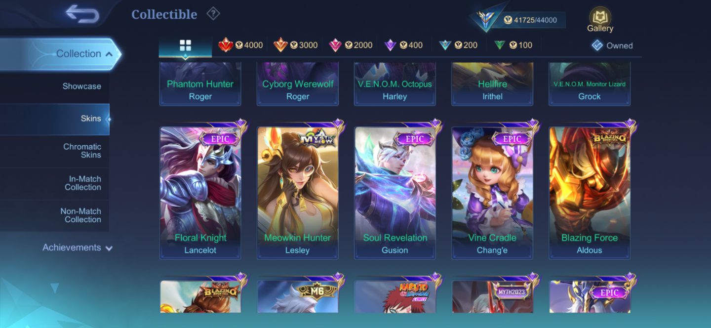 Conta mobile legends