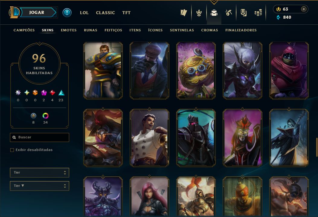 LENDÁRIA LEE SIN PUNHOS DIVINOS + [100 SKINS HABILITADAS] + PLATINA 1 SOLO/FLEX