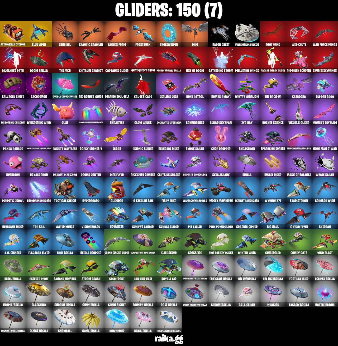 139 skins Glow Gold Midas Gold Brutus Sultura Vivi Chroma Cloud Striker 650 VB