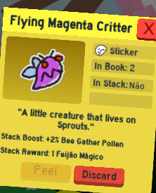 Stickers, gingerbread cub, hive skins e Beequips no Bee Swarm Simulator (bss)