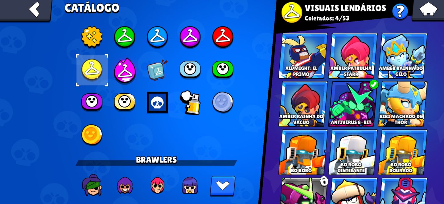 Conta Brawl Stars 2019 38,5K 83 Brawlers 25 Power 11 Nível 181