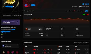 Conta CS2 Challenger Faceit +10 / 20 GC