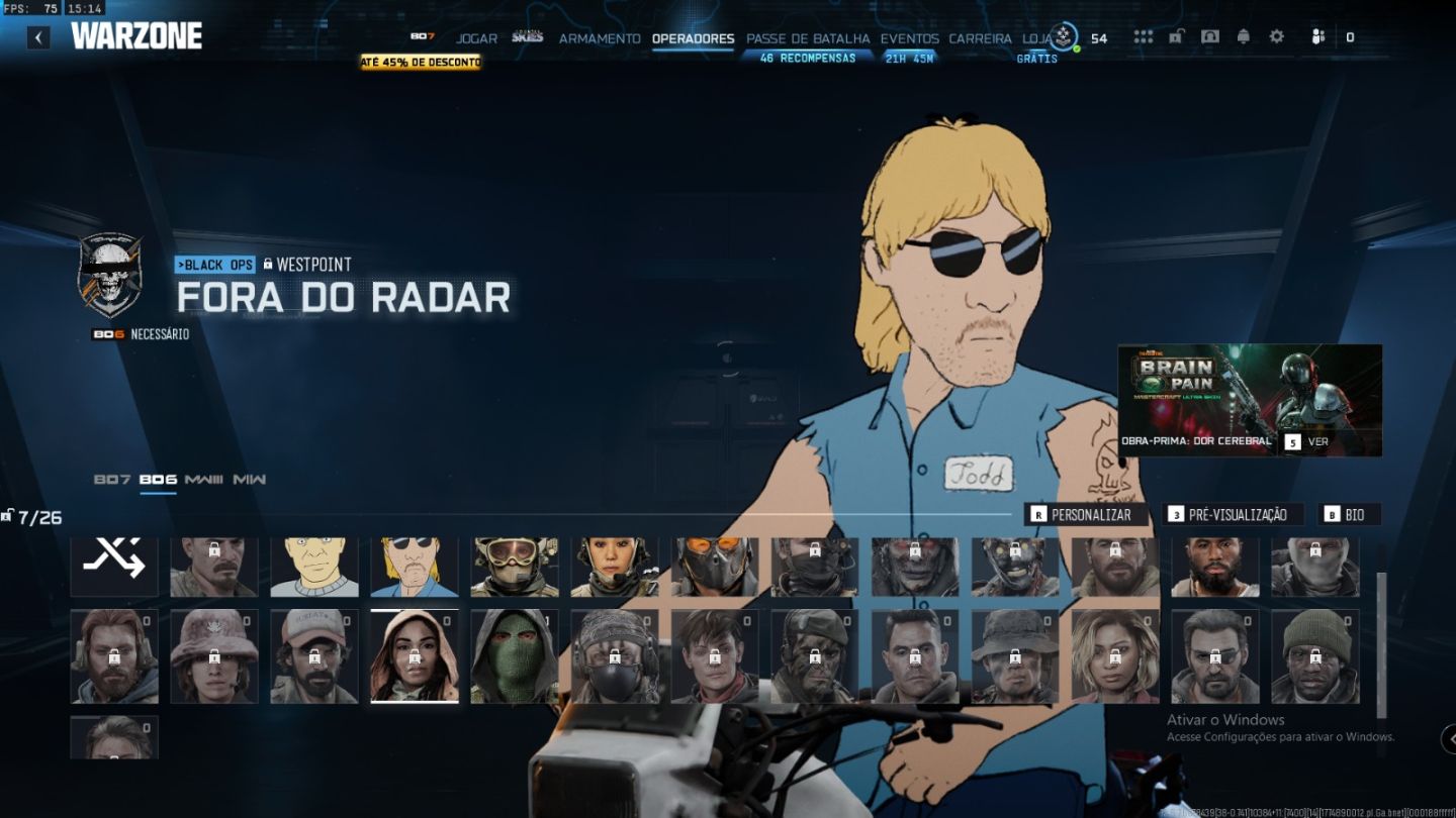 Conta Bo7 + Warzone Prestígio 10 Lvl-60
