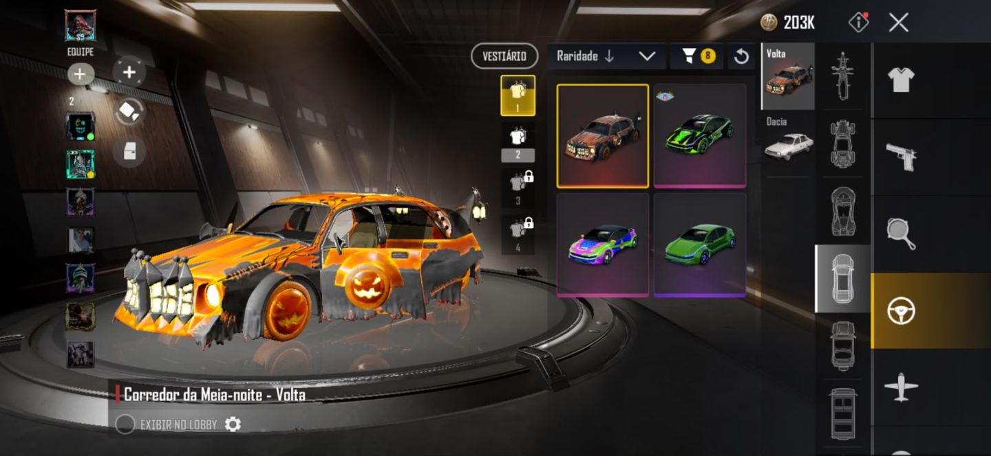 CONTA PUBG: (NEW STATE MOBILE) CONQUISTADOR S9 + McLAREN + M416 NÍV. 7