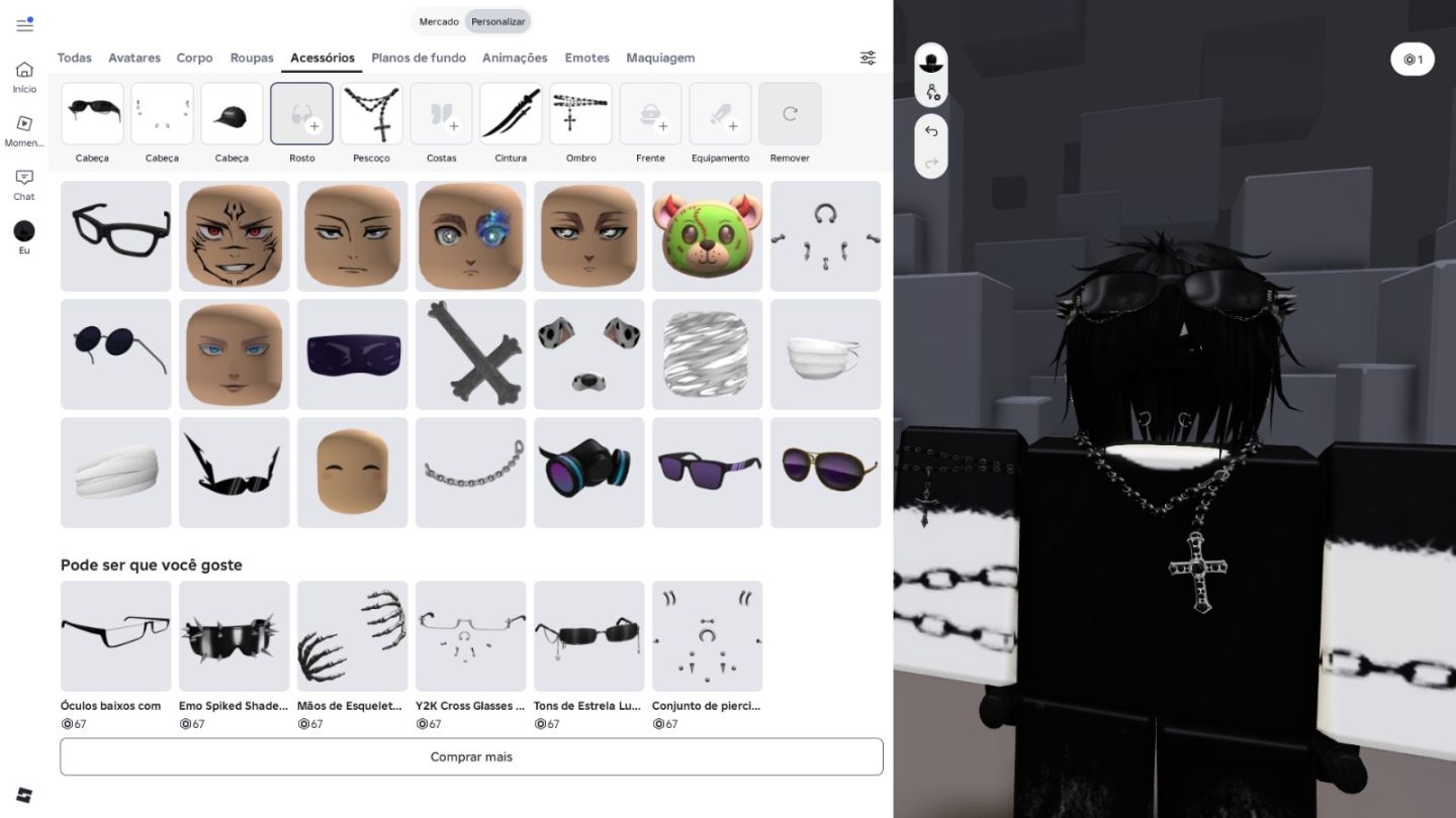 CONTA DE ROBLOX MUITO BOA! + BLOX FRUITS