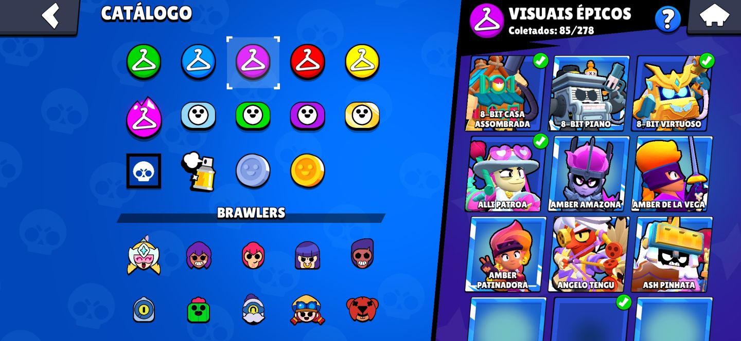 CONTA BRAWL STARS FULL || 71K TROF || TDS BRAWLERS, HIPER, BUFFIES || 300+ SKINS