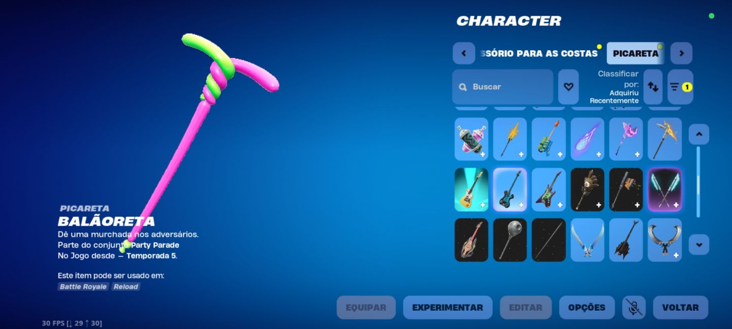 Conta fortnite capítulo 1 e 2 com skins raras