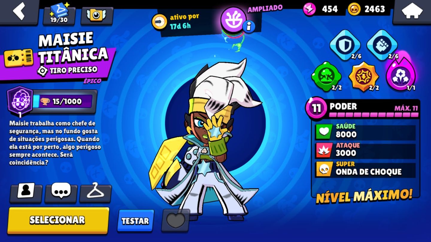 CONTA BRAWL STARS 97K TROFÉUS | +440 SKINS EXCLUSIVAS | TODAS AS HIPERCARGAS