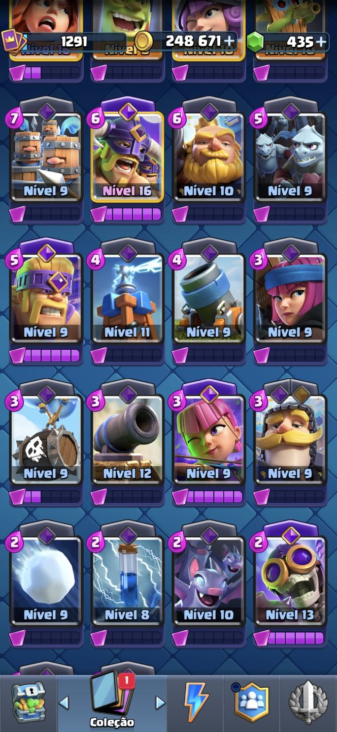 Conta clash Royale troféu: 8248