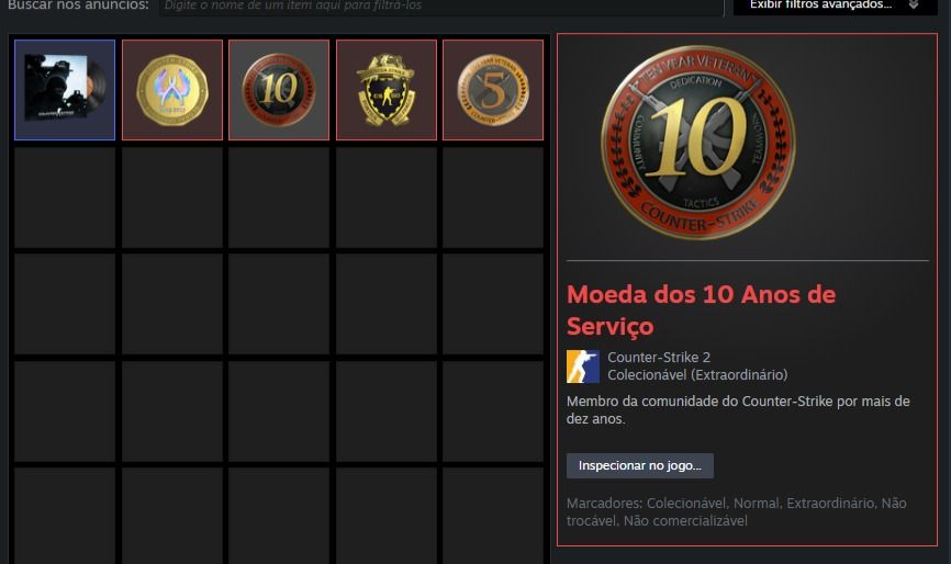 CONTA ANTIGA CS2 PRIME - 4 MEDALHAS (PREMIER DISPONIVEL) - 100% SEGURO!