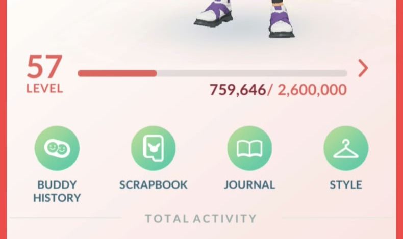 CONTA DE 2024 LVL 57/76 SHINY/43 LEGENDARY/36 EVENT/32 4/3.7KK STARDUST