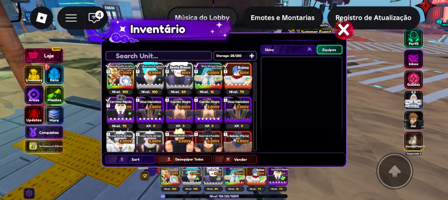 Conta de anime universal super upada