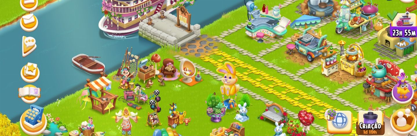 Conta hay day nível 138 com todas as terras principais liberadas