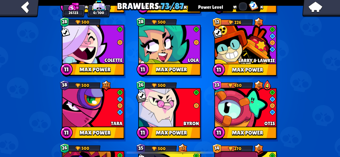 Conta brawl Stars 26K TROFÉUS!!!