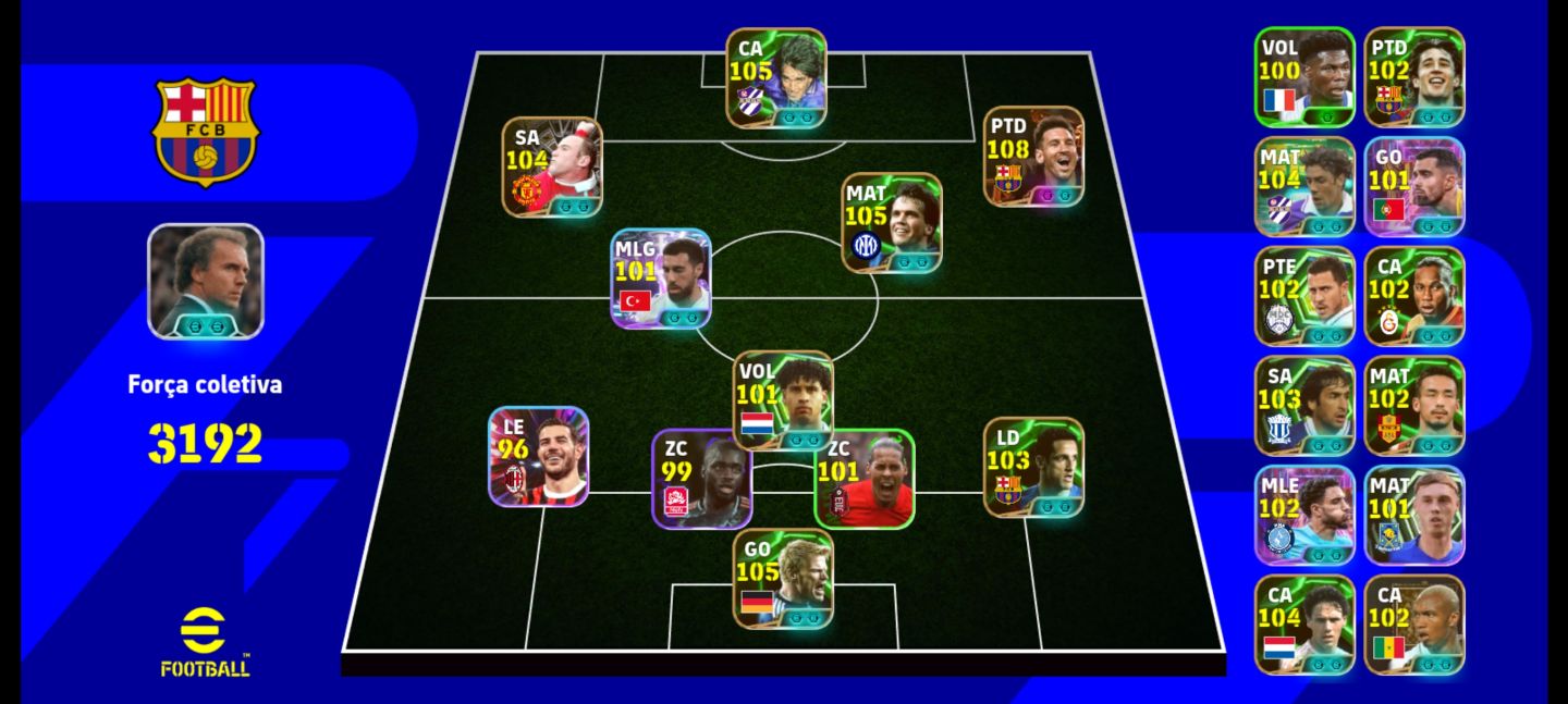 Conta efootball Messi blitz curler