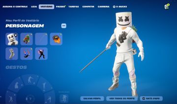 CONTA FORTNITE COM MARSHMELLO, ROBIN, SUPERMAN, MANDARINA + ESTILOS FULL E MAIS
