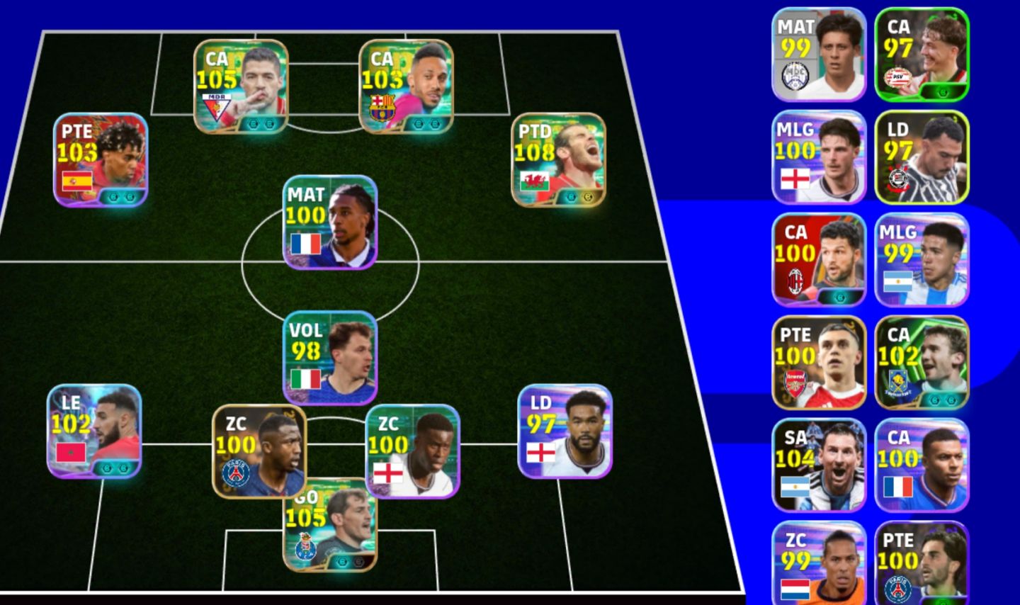 Conta inicial efootball 3110+