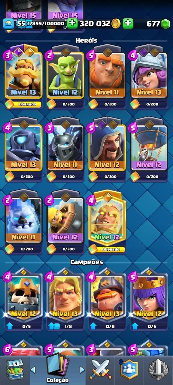 PROMOÇÃO - CONTA DE CLASH ROYALE (8 evoluções e 3 heróis) + 9800 TROFÉUS