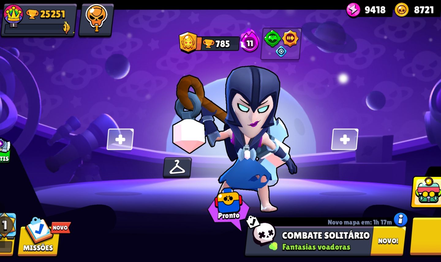 Conta brawl Stars simples para começar não começar do zero