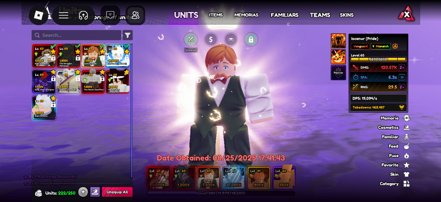 Conta Anime Vanguards com 9 MONARCAS e units super raras da release do jogo