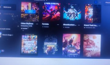 Conta na epic games com diversos jogos