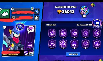 CONTA BRAWL 2021 35K+ SKINS RARAS