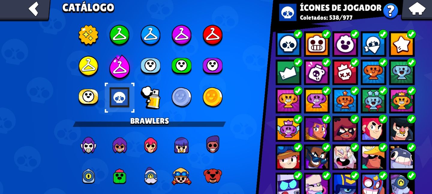 CONTA BRAWL STARS | 47.300 TROFÉUS | 104 BRAWLERS | 75 HIPERCARGAS | 2022