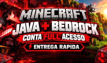 Conta Minecraft Original (Java + Bedrock) | Melhor preço.