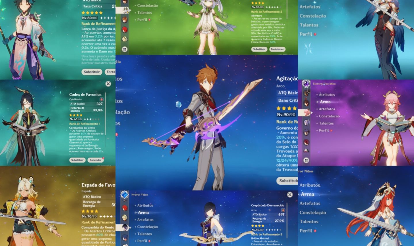 XIAO+SIGN+NAHIDA+SHENHE+XIANYUN+TARTAGLIA+YAE MIKO+XILONEN+YELAN+NILOU+752 GEMAS