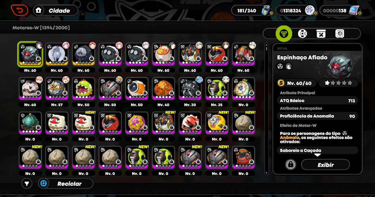 Conta GENSHIN + HSR + ZZZ ZIBAI, FLINS, CYRENE, EVANES, REMIELLE, SHUNG, PHOENIX