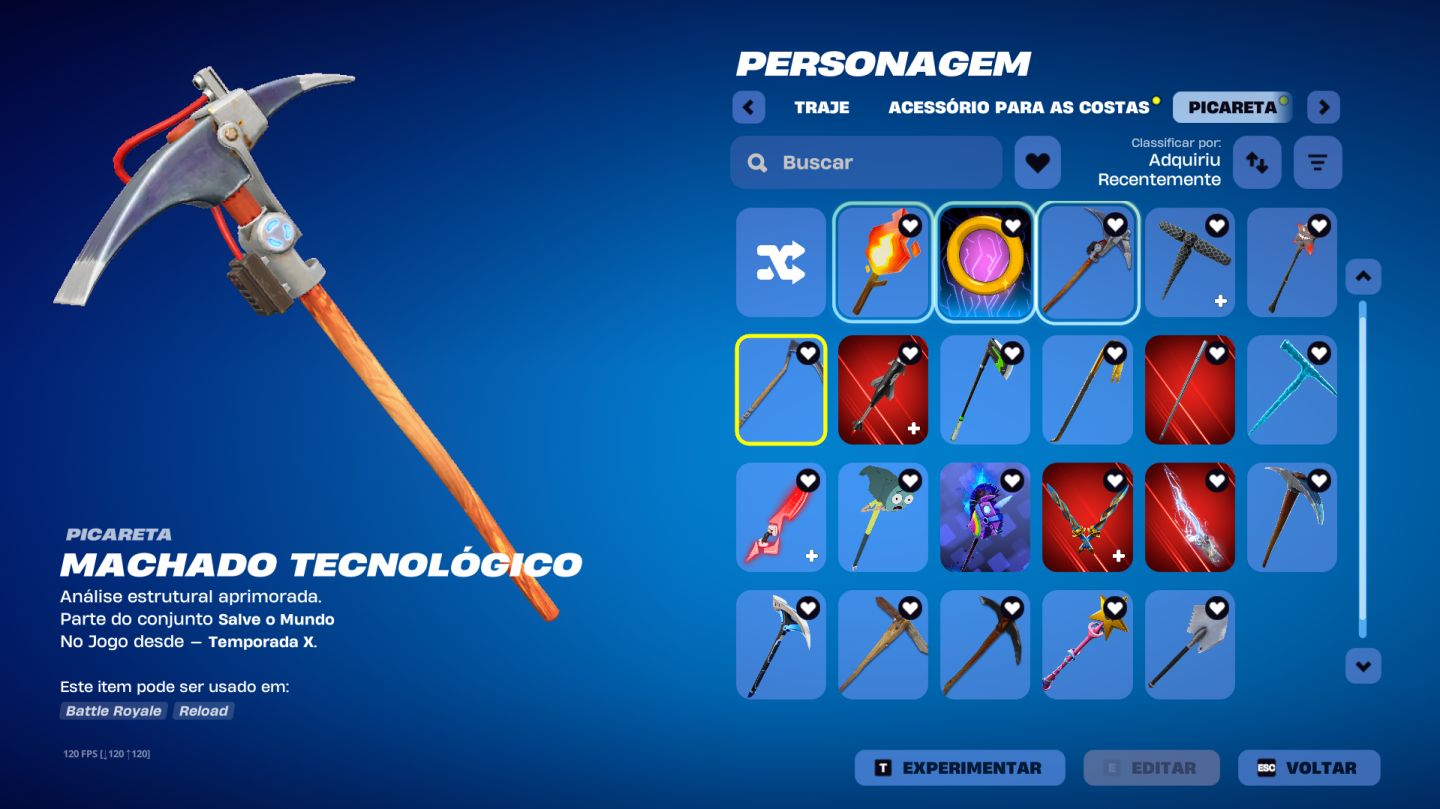 CONTA FORTNITE 214skins, 299Picaretas, 6pets 22passes