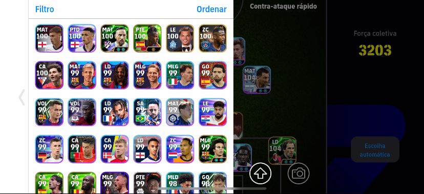 Conta de efootball completinha