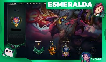 [SMURF MÍTICA] CONTA ESMERALDA 1 - 64K DE ESSENCIA AZUL - 100% SEGURA!
