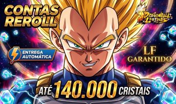 [LF GARANTIDO] CONTAS DRAGON BALL LEGENDS - ATÉ 140.000 CRISTAIS | ENTREGA AUTO