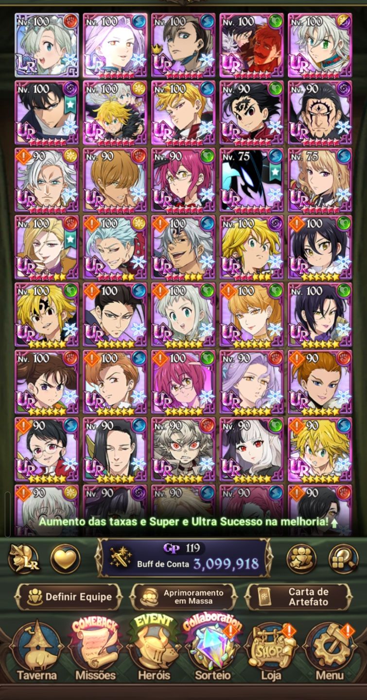 Conta de nanatsu no taizai grand cross