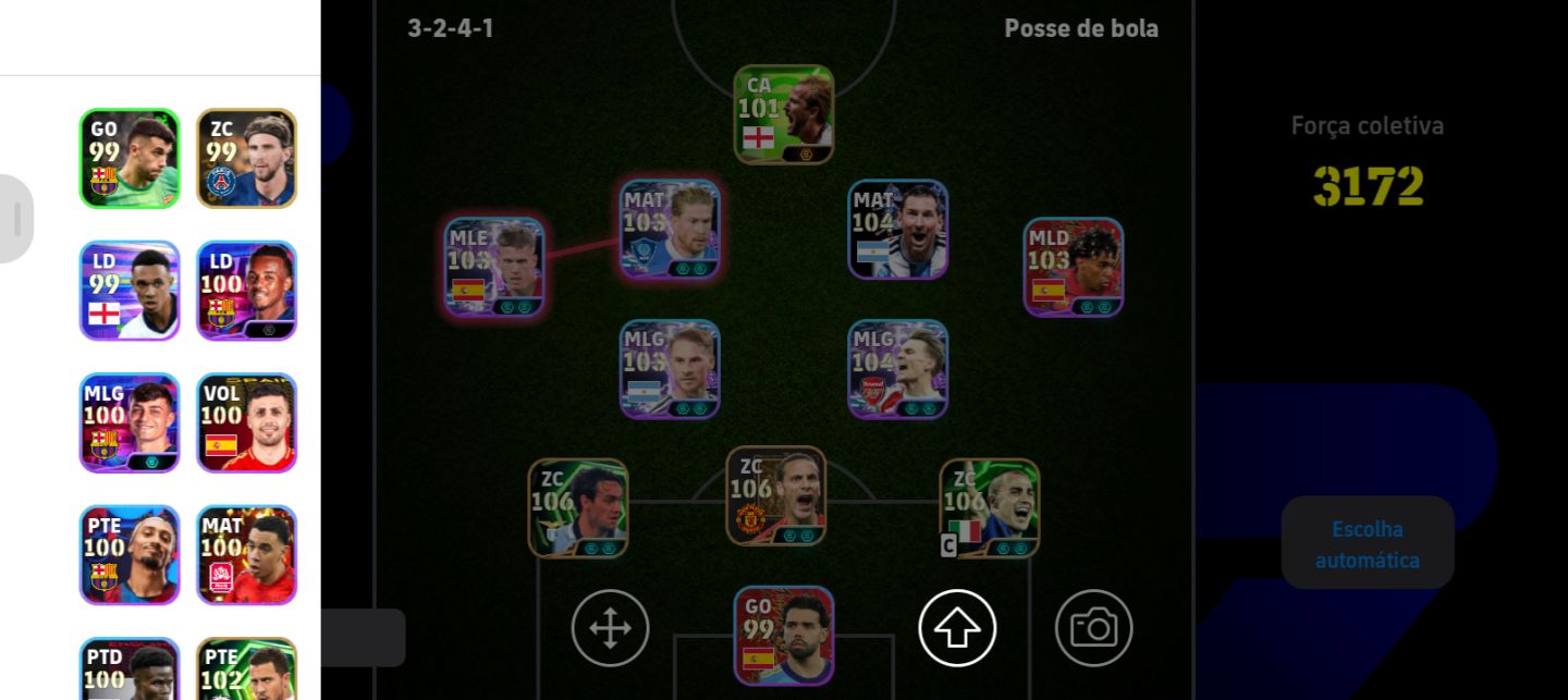 Conta efutebol muita boa