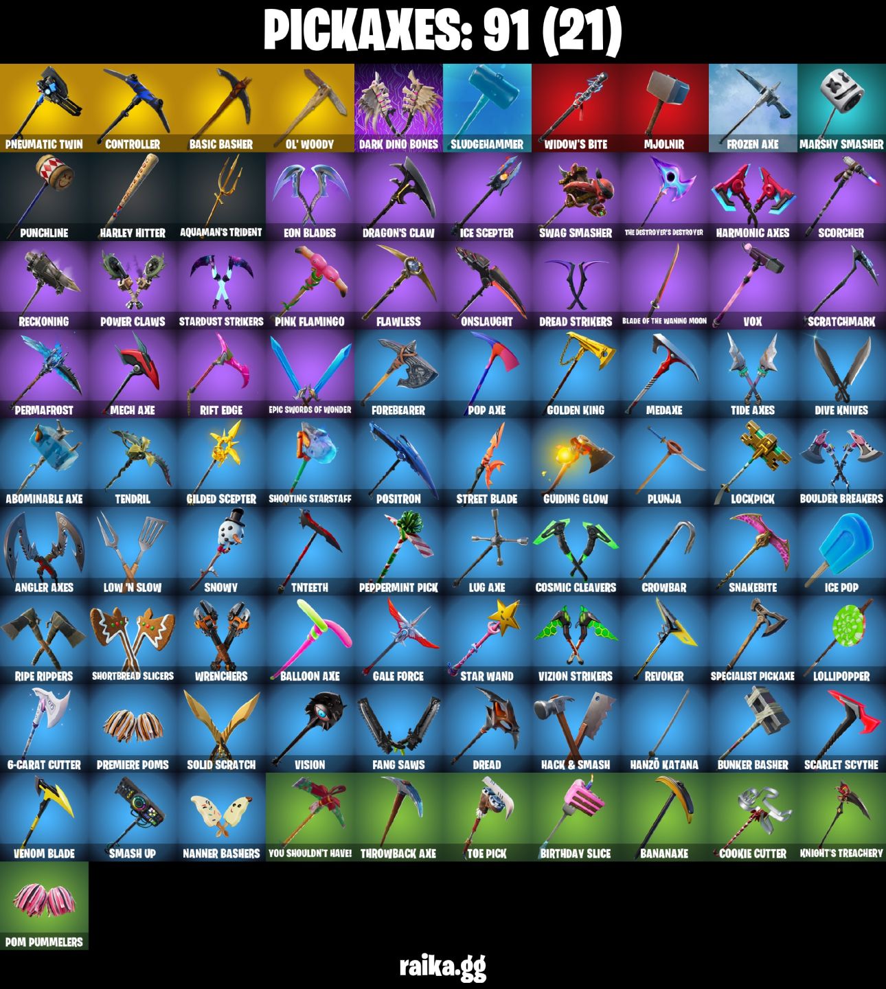 153 skins + Neo Versa + Travis Scott + Astro Jack + World Warrior Rogue Agent