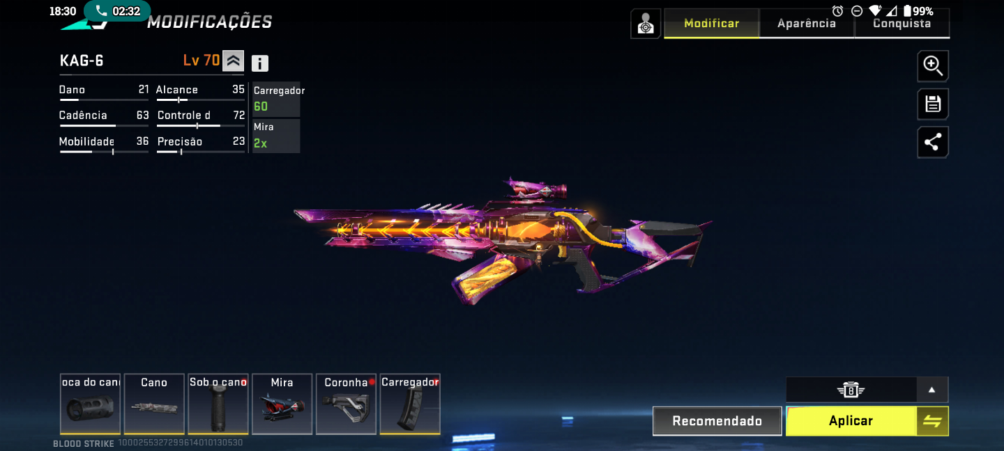 Blood strike ( CONTA COM BASTANTE SKINS DE ARMAS INCLUINDO 2 EVO)