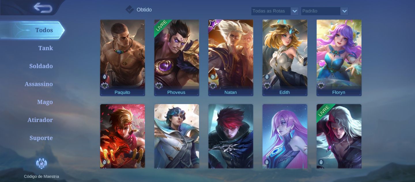 Conta boa mobile legends. Diversas skins . Conta antiga . Muito boa