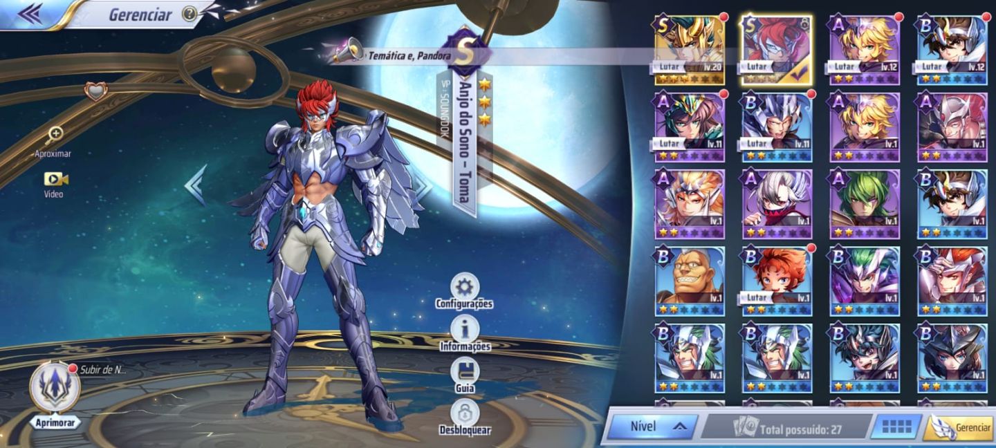 Contas Reroll! Servidor novo ( A150) Saint Seiya Awakening