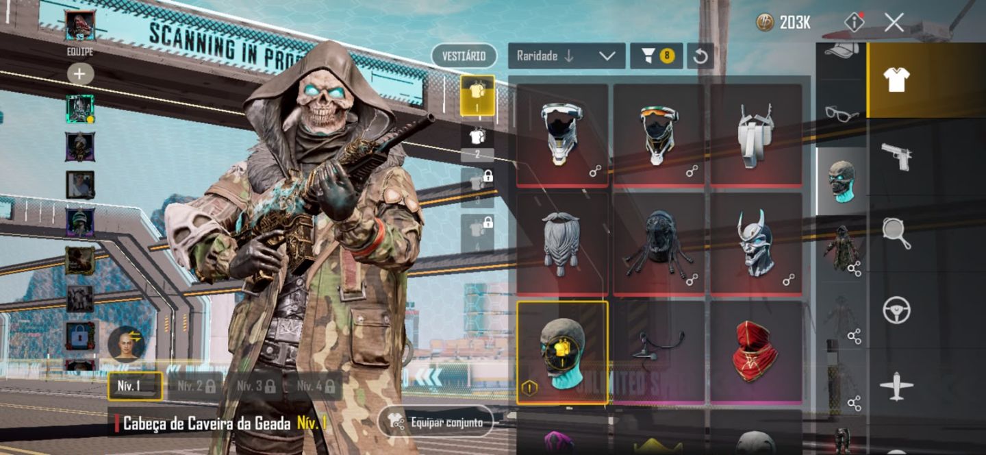 CONTA PUBG: (NEW STATE MOBILE) CONQUISTADOR S9 + McLAREN + M416 NÍV. 7