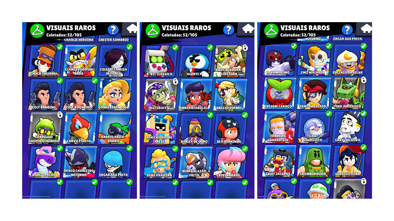 Conta Rara brawl stars 31k de troféus e 2 brawl pass plus (antigos).