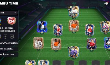 CONTA FC MOBILE GER 124 COM JOGADORES MUITO TOP E METAS DO JOGO