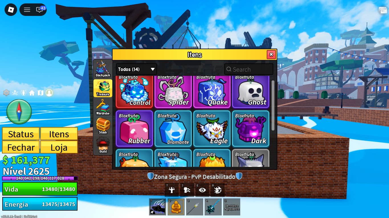 Conta Roblox à venda Volleyball Legends, Blox Fruits e outros jogos