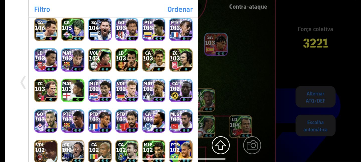 Conta Efootball a Venda - Nedved 105 Vieira 106 Desailly 107 . Konami id/email