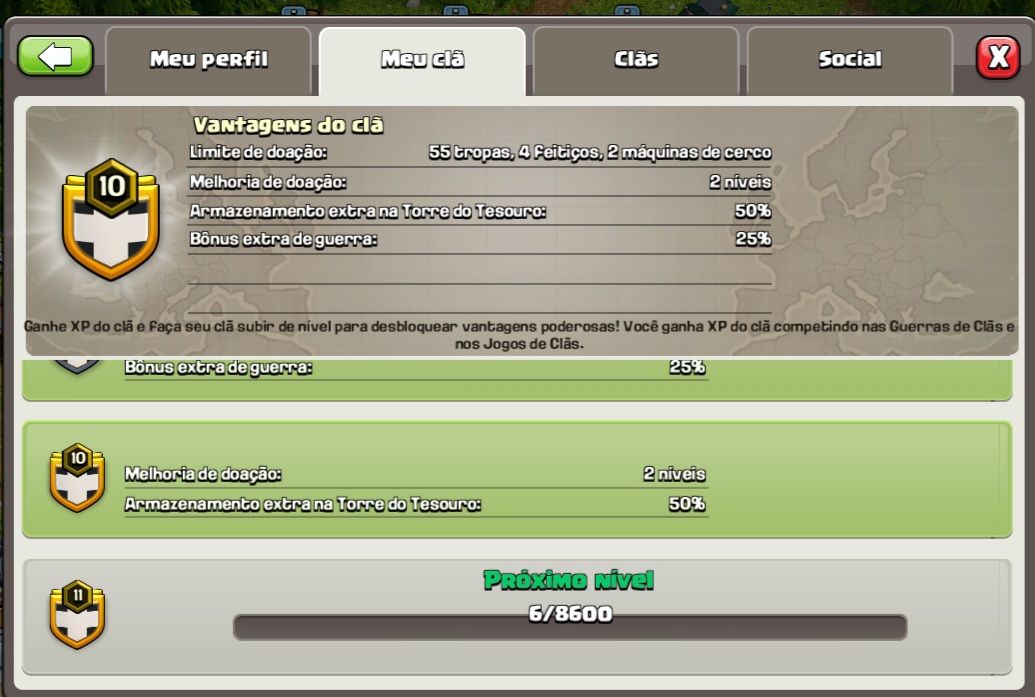 Cla lvl 10 - promoção