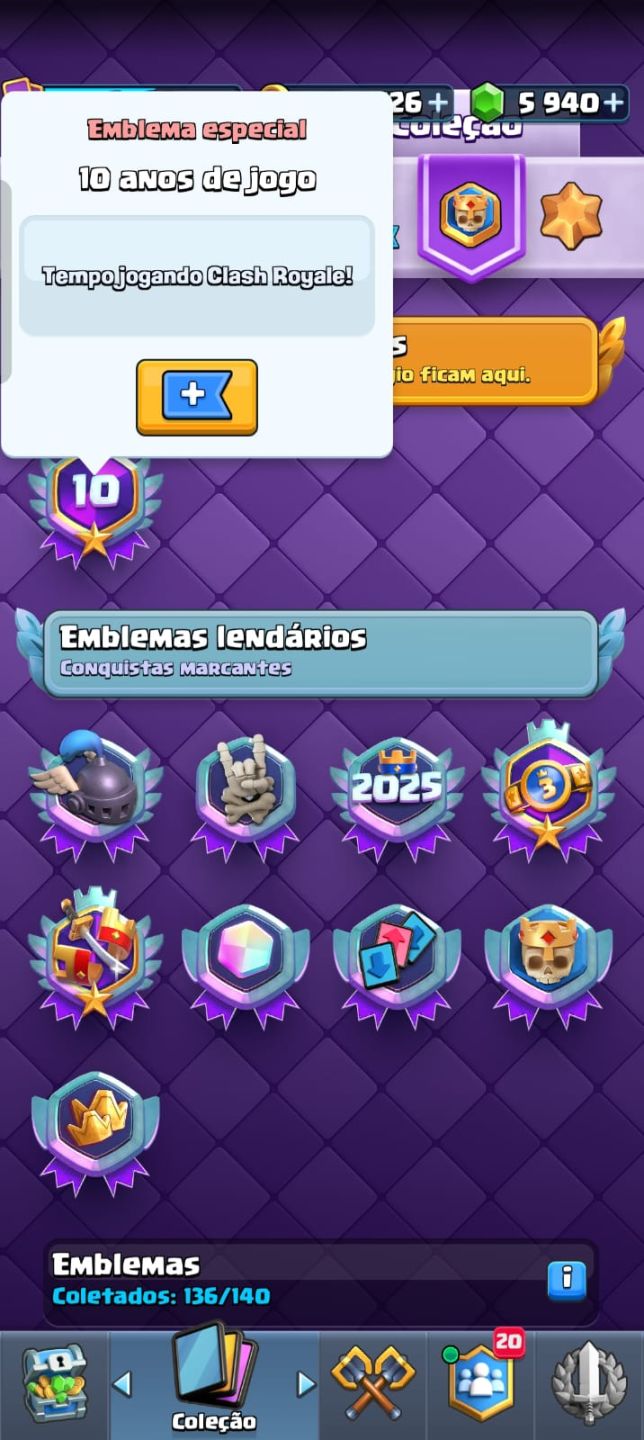 MELHOR CONTA ANUNCIADA! 82/122 CARTAS FULL MAX! QUALQUER DECK DA PRA FAZER!