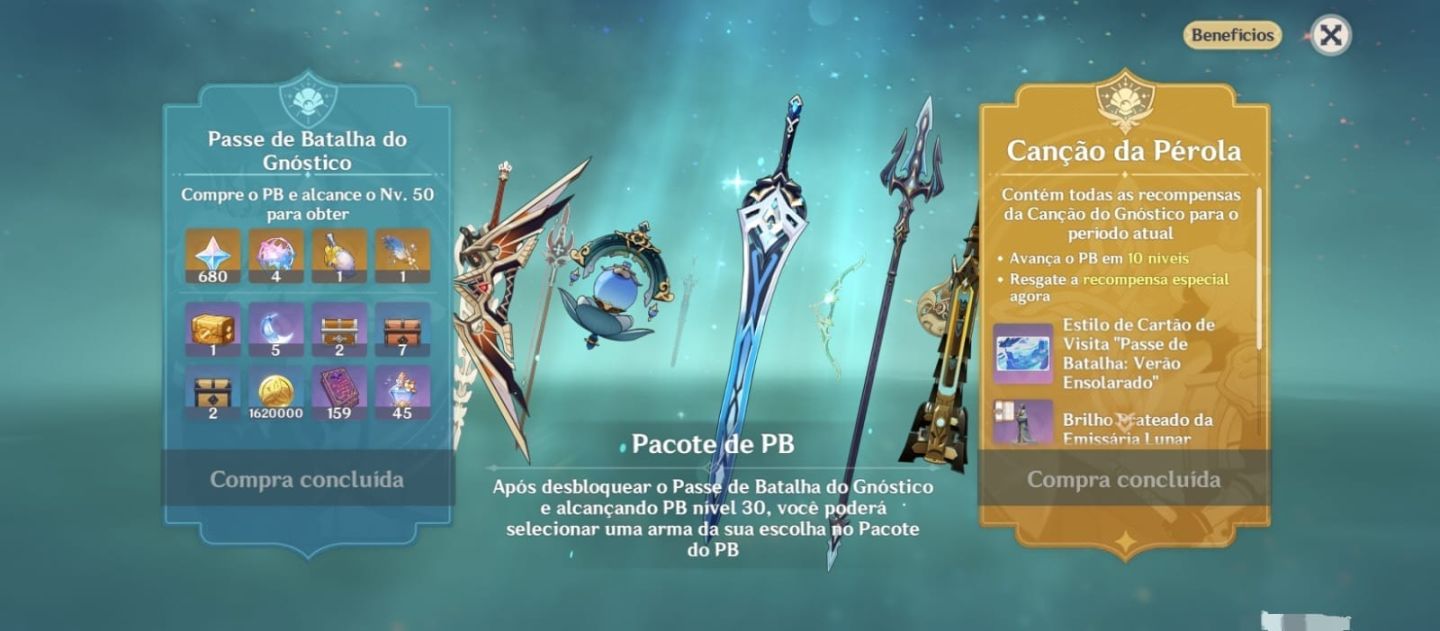 Genshin Impact conta nível 58