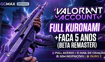 CONTA VALORANT FULL ACESSO | E-MAIL DE CRIAÇÃO | FULL KURONAMI