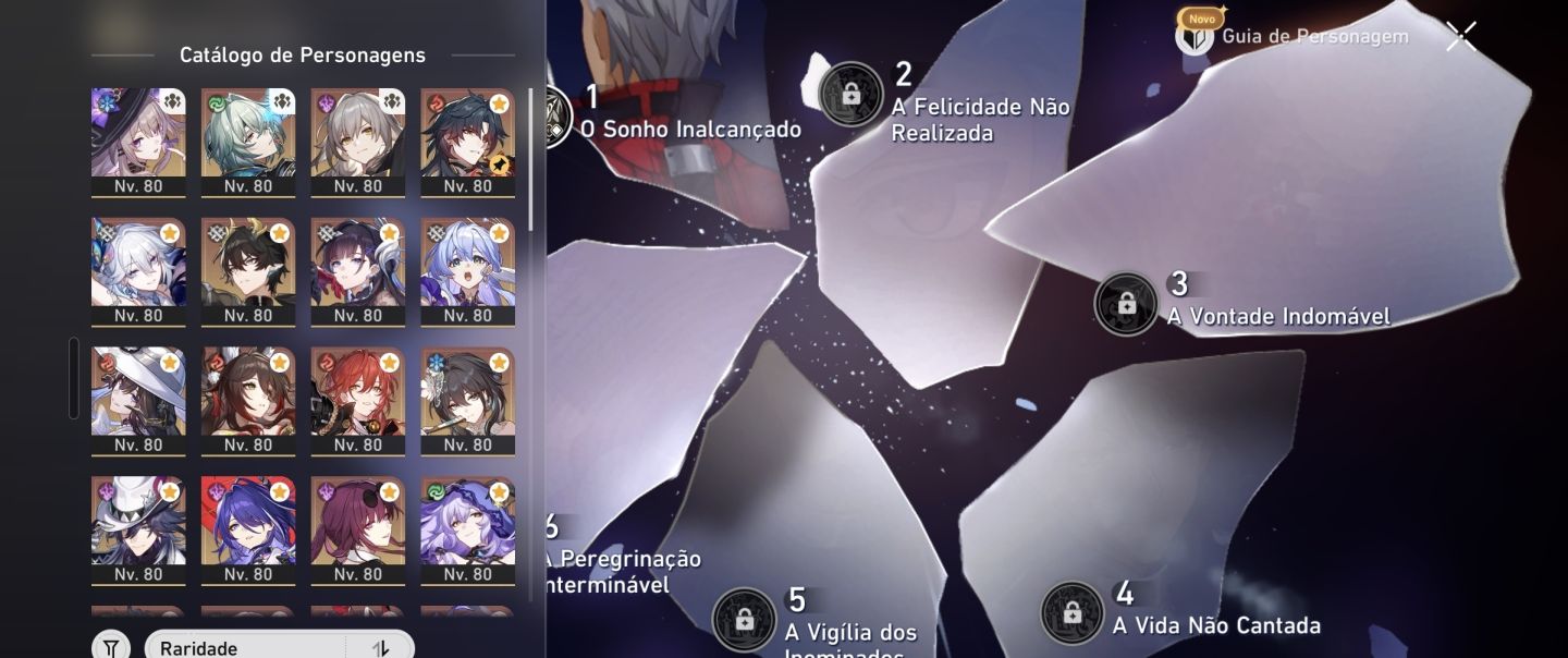 Contas variadas - Honkai Star Rail